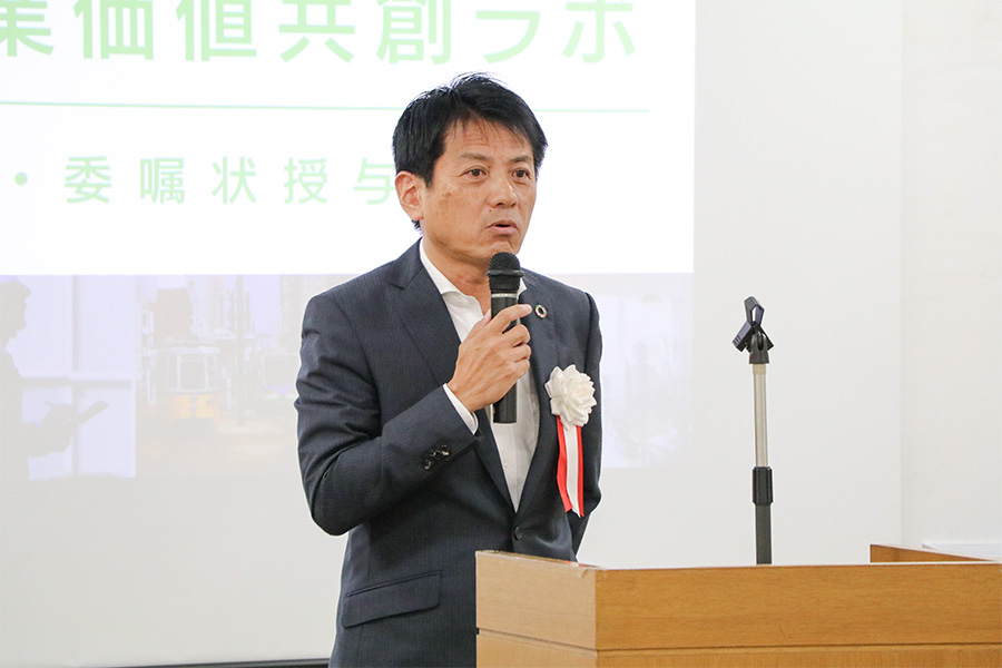 主催者挨拶 株式会社福井銀行 取締役兼常務執行役 吉田啓介