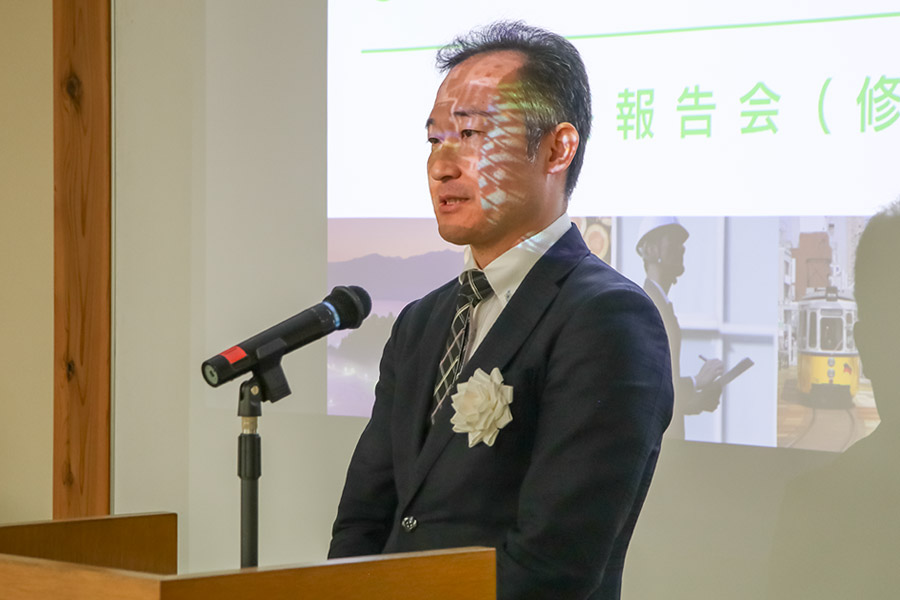 主催者挨拶 株式会社福井銀行 営業支援グループ チームリーダー 井上宗城