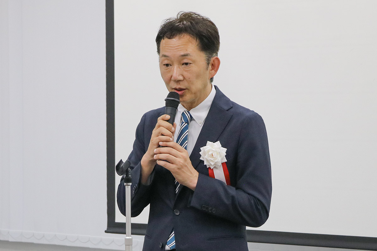 主催者挨拶　協同組合全国企業振興センター 代表理事・理事長　田中 尚人