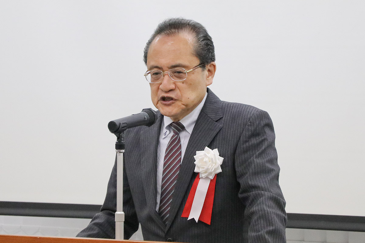 富山大学 會澤 宣一 理事・副学長より挨拶